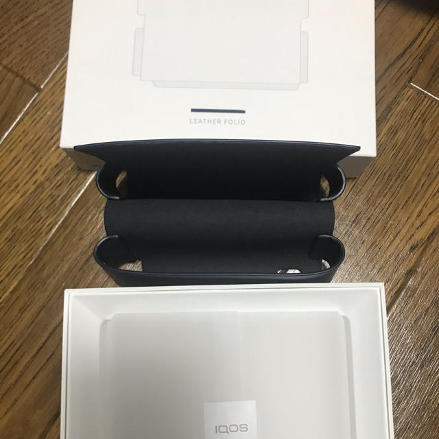 IQOS(アイコス)のレザーフォリオiQOS（ミッドナイトブルー） スマホ/家電/カメラのスマホアクセサリー(iPhoneケース)の商品写真