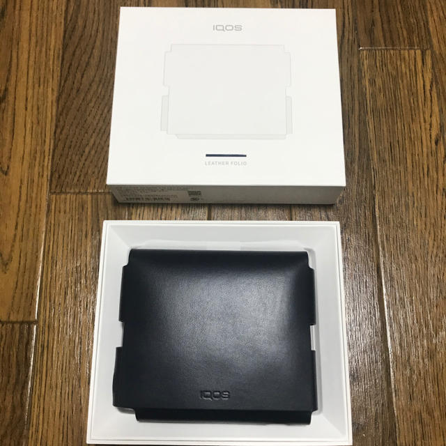 IQOS(アイコス)のレザーフォリオiQOS（ミッドナイトブルー） スマホ/家電/カメラのスマホアクセサリー(iPhoneケース)の商品写真