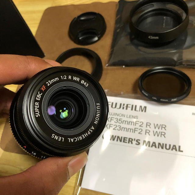 富士フイルム Fujinon XF23mmF2 R WR Bレンズ(単焦点)