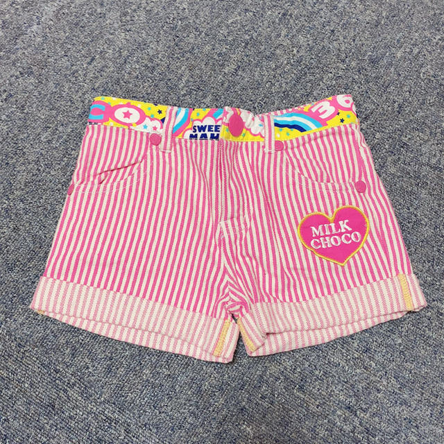 milk choco 短パン キッズ/ベビー/マタニティのキッズ服女の子用(90cm~)(パンツ/スパッツ)の商品写真