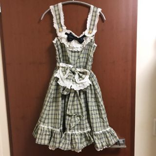 ベイビーザスターズシャインブライト(BABY,THE STARS SHINE BRIGHT)のBABY♡美品　ジャンスカ　カチューシャ(ミニワンピース)