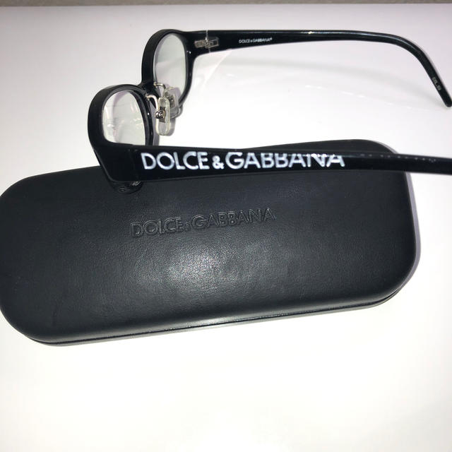 DOLCE&GABBANA(ドルチェアンドガッバーナ)のDOLCE&GABBANA 黒ぶちメガネ レディースのファッション小物(サングラス/メガネ)の商品写真