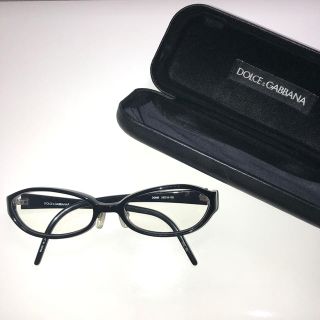 ドルチェアンドガッバーナ(DOLCE&GABBANA)のDOLCE&GABBANA 黒ぶちメガネ(サングラス/メガネ)