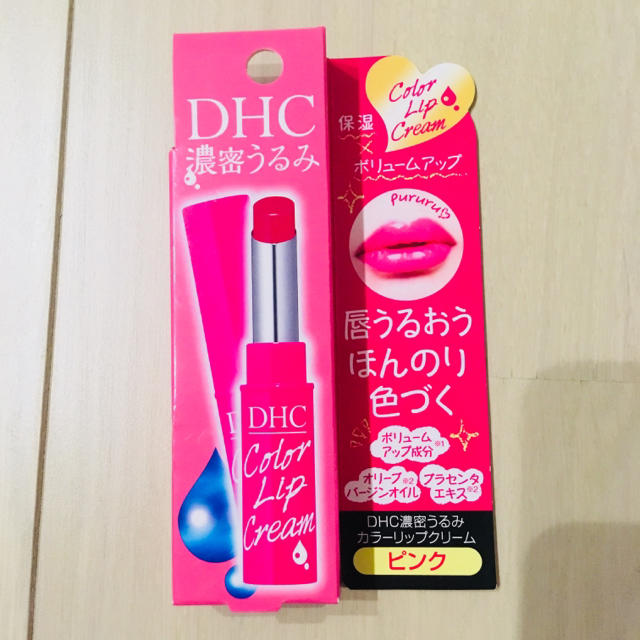 DHC(ディーエイチシー)の新品未使用 DHC カラーリップクリーム ピンク コスメ/美容のスキンケア/基礎化粧品(リップケア/リップクリーム)の商品写真