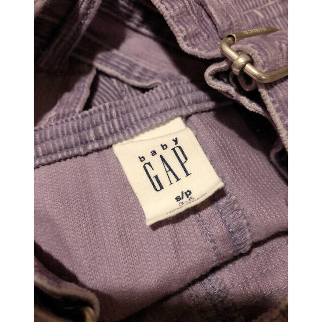 babyGAP(ベビーギャップ)のbabyGAP オーバーオール(ラベンダー色コーデュロイ) 60-70ぐらい キッズ/ベビー/マタニティのベビー服(~85cm)(パンツ)の商品写真