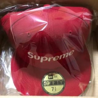 シュプリーム(Supreme)のsupreme 20ss Box Logo ニューエラ　7 5/8(キャップ)