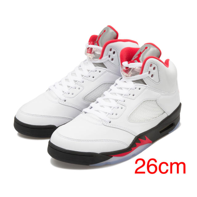 NIKE AIR JORDAN 5 RETRO OG FIRE RED 26cm