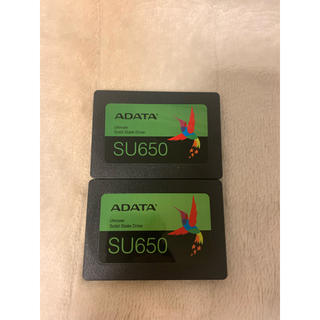 中古SSD240GB ADATA 二枚セット(PCパーツ)