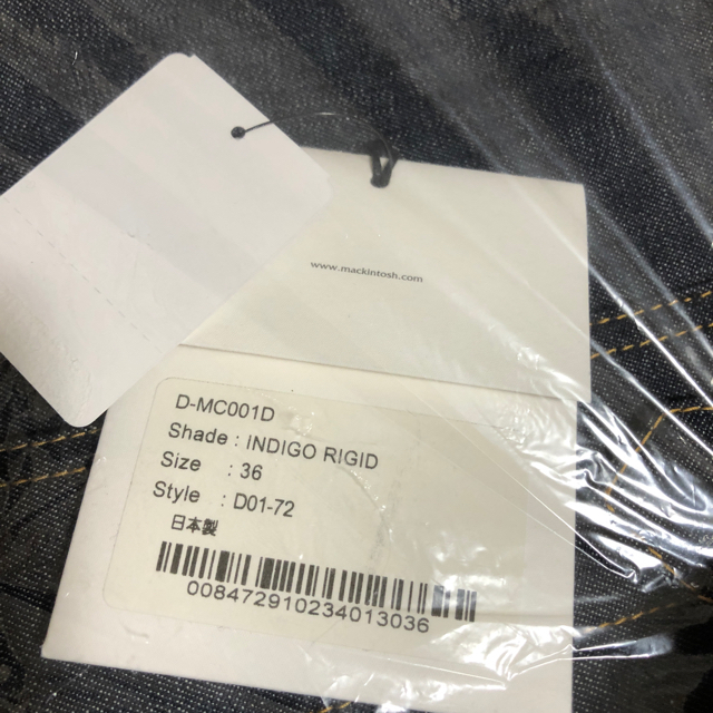 MACKINTOSH(マッキントッシュ)の新品マッキントッシュ　ライナー付ステンカラーコート　デニムコート36 メンズのジャケット/アウター(ステンカラーコート)の商品写真