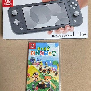 ニンテンドースイッチ(Nintendo Switch)の【未開封新品】ニンテンドー　switch lite どうぶつの森switch版(家庭用ゲーム機本体)