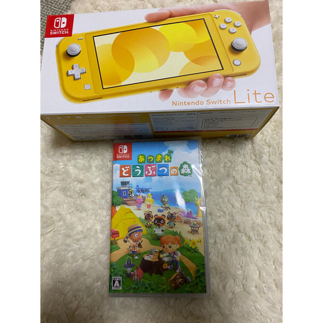 新品 任天堂スイッチ LITE イエロー どうぶつの森ソフトセット switch