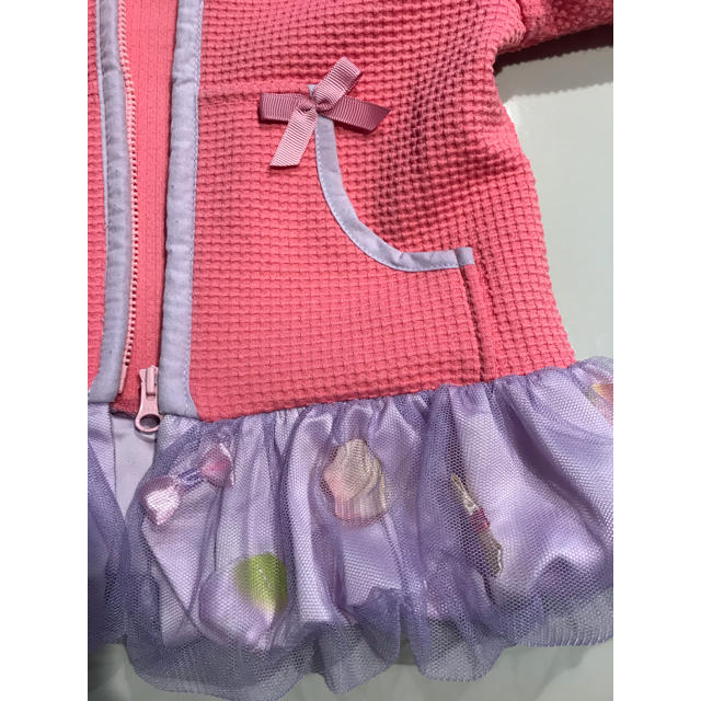 petit main(プティマイン)のpanpantutu バルーンパーカー 90 キッズ/ベビー/マタニティのキッズ服女の子用(90cm~)(ジャケット/上着)の商品写真