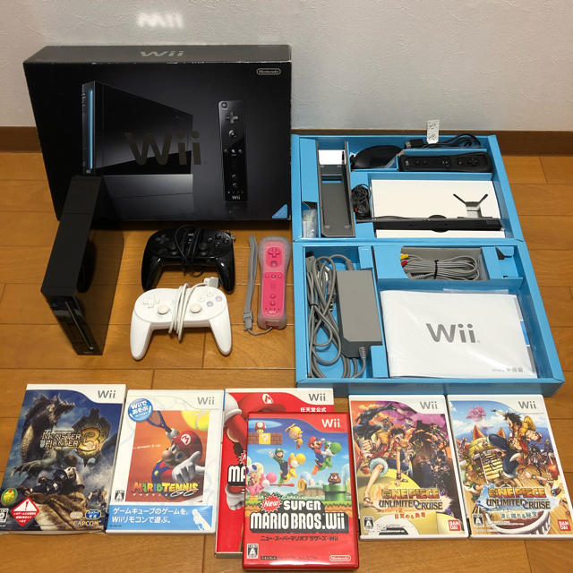 Wii - Nintendo Wii 本体 コントローラー ソフトの通販 by ぱひこ's shop｜ウィーならラクマ