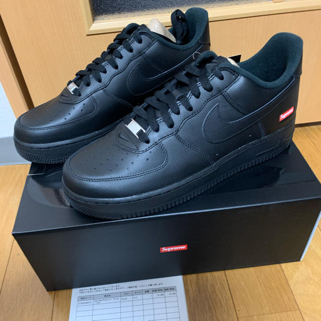 Supreme x Nike / Air Force 1 Low / Black