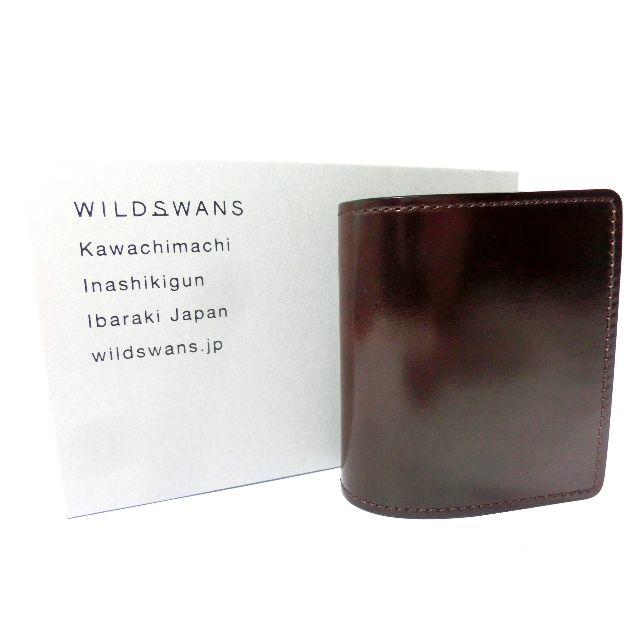 バーボン仕様【新品◆限定品】WILDSWANS LACONIC ミニ財布 シェルコードバン