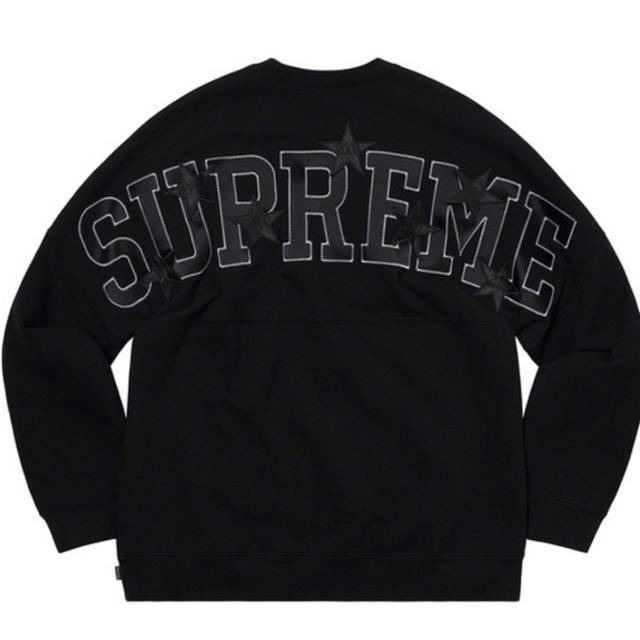 スウェットSupreme stars crewneck black M