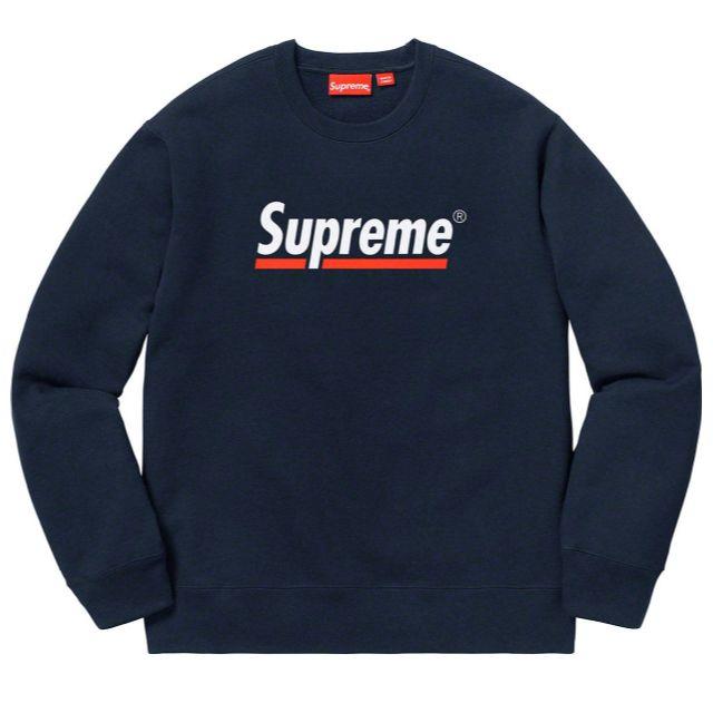 XL)Supreme Underline Crewneckシュプリームスウェット