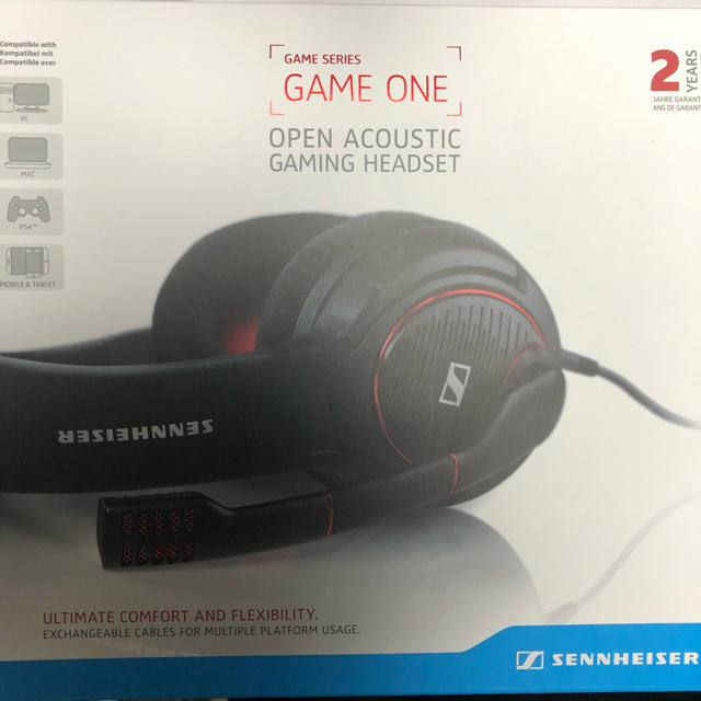 SENNHEISER(ゼンハイザー)のGAME ONE ヘッドセット スマホ/家電/カメラのオーディオ機器(ヘッドフォン/イヤフォン)の商品写真