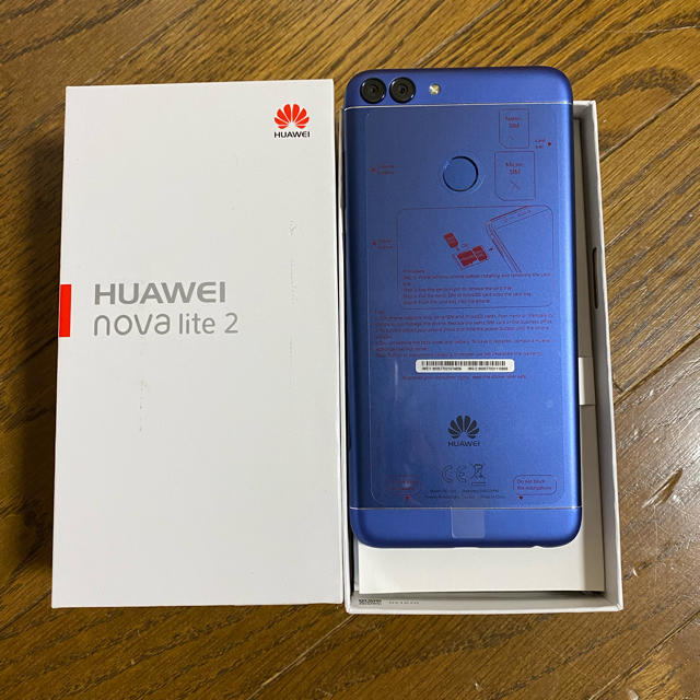 新品未使用 HUAWEI nova lite 2 ブルー 2台セット