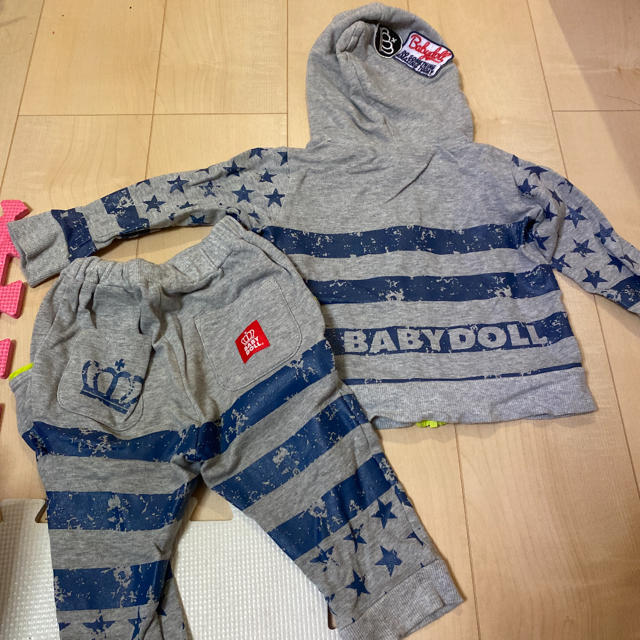 BABYDOLL(ベビードール)のセットアップ キッズ/ベビー/マタニティのキッズ服男の子用(90cm~)(その他)の商品写真