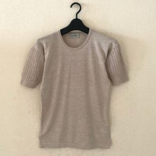 ジョンスメドレー(JOHN SMEDLEY)のJOHN SMEDLEY♡半袖デザインニット(ニット/セーター)