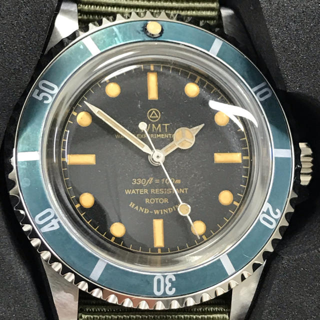 新品！WMT SEA DIVER WATCH エイジド加工　時計