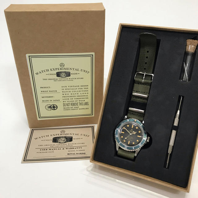新品！WMT ROYAL MARINE SEA DIVERダイヤル ゴースト メンズの時計(腕時計(アナログ))の商品写真