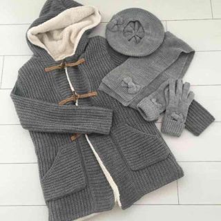 ザラキッズ(ZARA KIDS)のザラガール ニットコート(ダッフルコート)