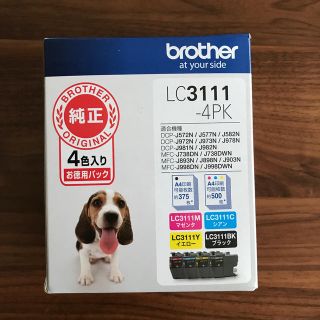 ブラザー(brother)のLC3111-4PK ブラザー　純正インク(PC周辺機器)