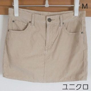 ユニクロ(UNIQLO)のユニクロ  コーデュロイミニスカート　M(ミニスカート)