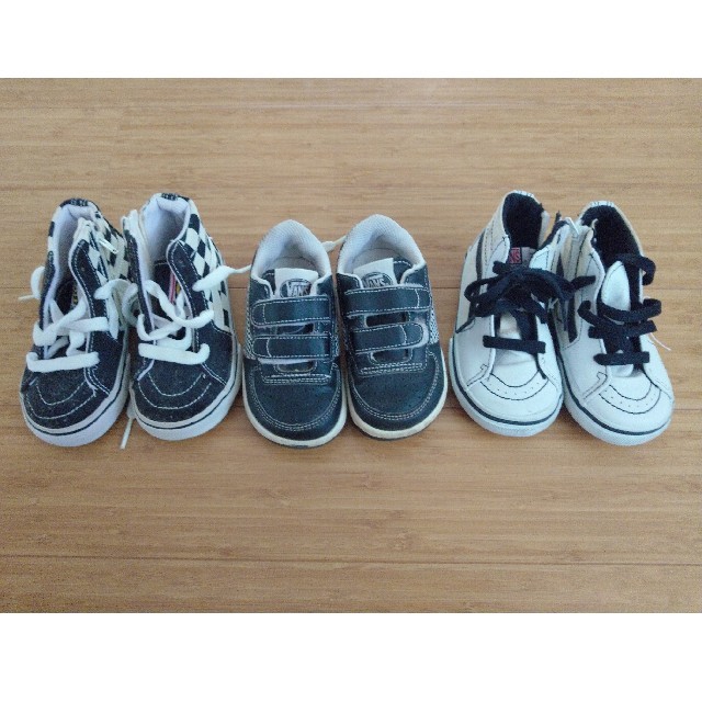 VANS(ヴァンズ)のVANS キッズ スニーカー 14cm3足セット キッズ/ベビー/マタニティのベビー靴/シューズ(~14cm)(スニーカー)の商品写真