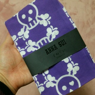 アナスイ(ANNA SUI)の新品❤アナスイ✨手ぬぐい✨スカル❤(バンダナ/スカーフ)