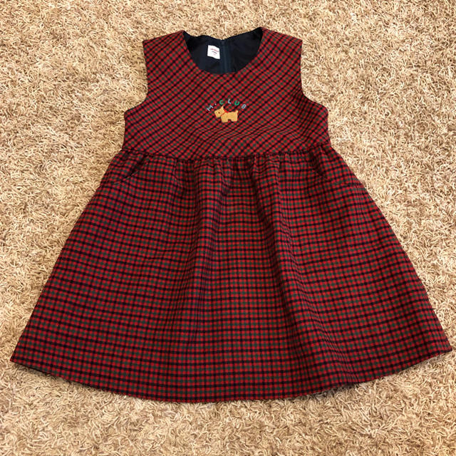 familiar(ファミリア)の♪美品♪ ファミリア 定番チェック ワンピース 110 キッズ/ベビー/マタニティのキッズ服女の子用(90cm~)(ワンピース)の商品写真