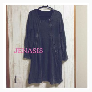 ジーナシス(JEANASIS)の【ねこねこね様専用】JENASIS スウェットワンピース(ひざ丈ワンピース)