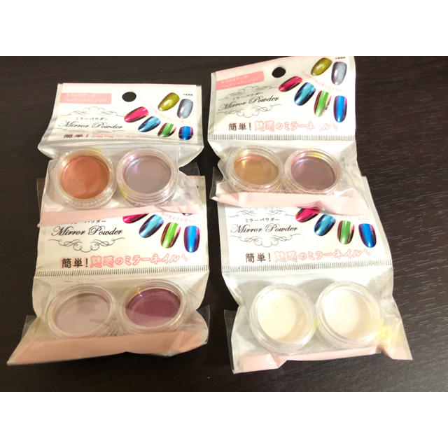 セリア ミラーパウダー コスメ/美容のネイル(ネイル用品)の商品写真
