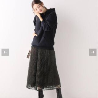 Spick & Span - スピックアンドスパン 2WAYレーススカート カーキ 38
