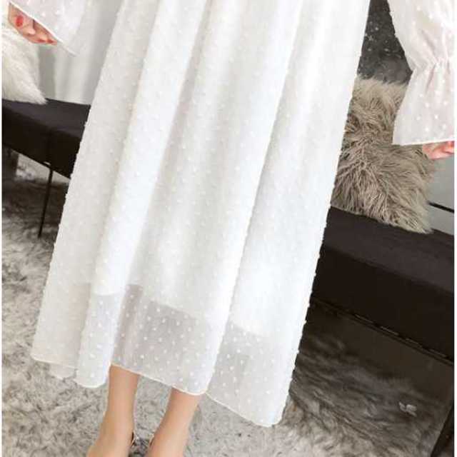 シンプルで着心地が良く可愛らしい1枚♡　ロングワンピース レディースのワンピース(ロングワンピース/マキシワンピース)の商品写真