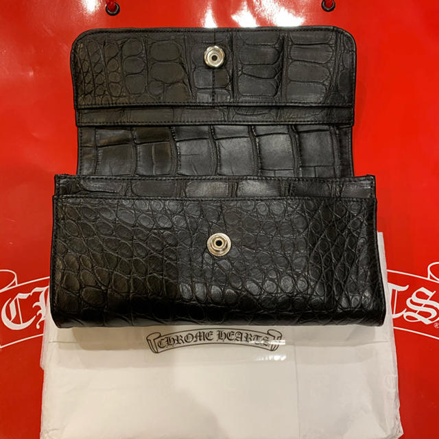 Chrome Hearts(クロムハーツ)のレア クロムハーツ アリゲーター JUDY ジュディ ウォレット 財布 長財布 メンズのファッション小物(長財布)の商品写真