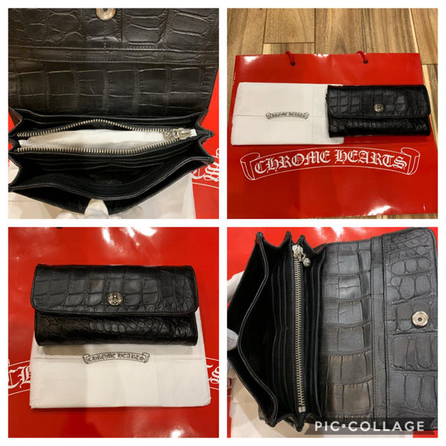 Chrome Hearts(クロムハーツ)のレア クロムハーツ アリゲーター JUDY ジュディ ウォレット 財布 長財布 メンズのファッション小物(長財布)の商品写真