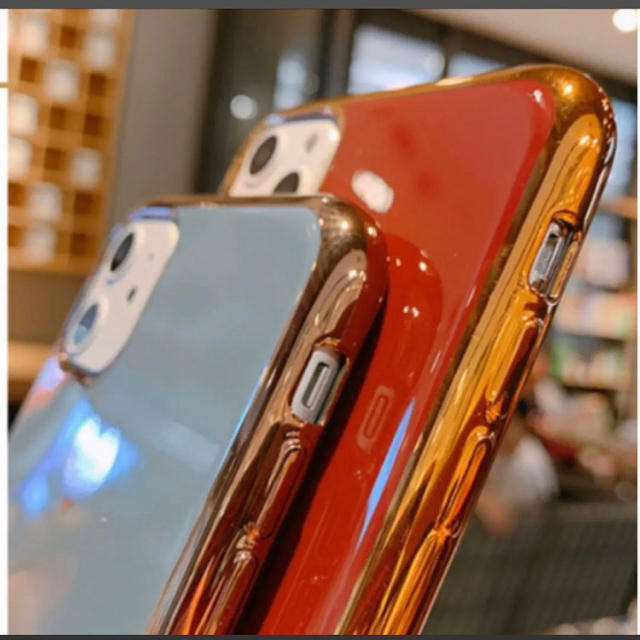 新品　iPhone11ケース　ワインレッド　韓国　インスタ スマホ/家電/カメラのスマホアクセサリー(iPhoneケース)の商品写真