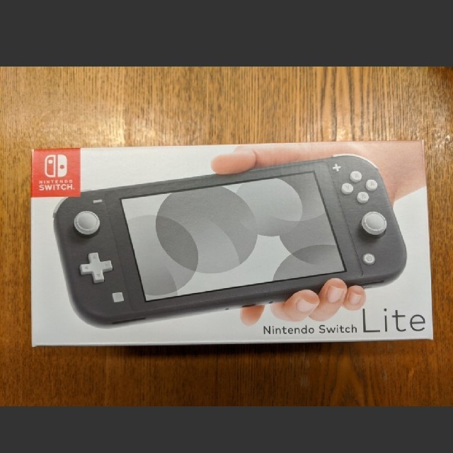 【新品・未開封品】Switch Lite グレー 保証印無し 無記入 ブラック