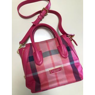 バーバリーブルーレーベル(BURBERRY BLUE LABEL)のBlue label♡チェックトートバッグ(トートバッグ)