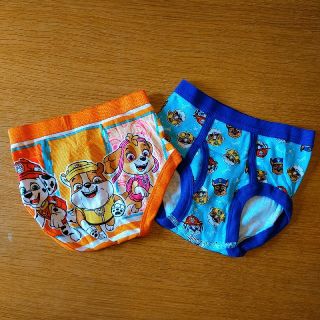 パウパトロール 男の子パンツ ブリーフ 2枚セット 新品 95 パウパ オレンジ(下着)