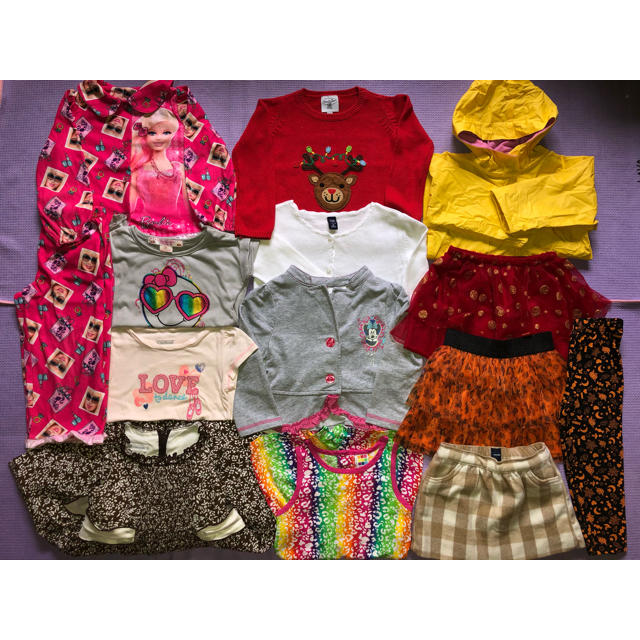 Old Navy(オールドネイビー)の子供服まとめ売り14点女の子3T 90cm〜100cmバービー オールドネイビー キッズ/ベビー/マタニティのキッズ服女の子用(90cm~)(その他)の商品写真