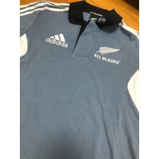 アディダス(adidas)の［古着］adidas×ALL BLACKS Mサイズ　ポロシャツ(その他)