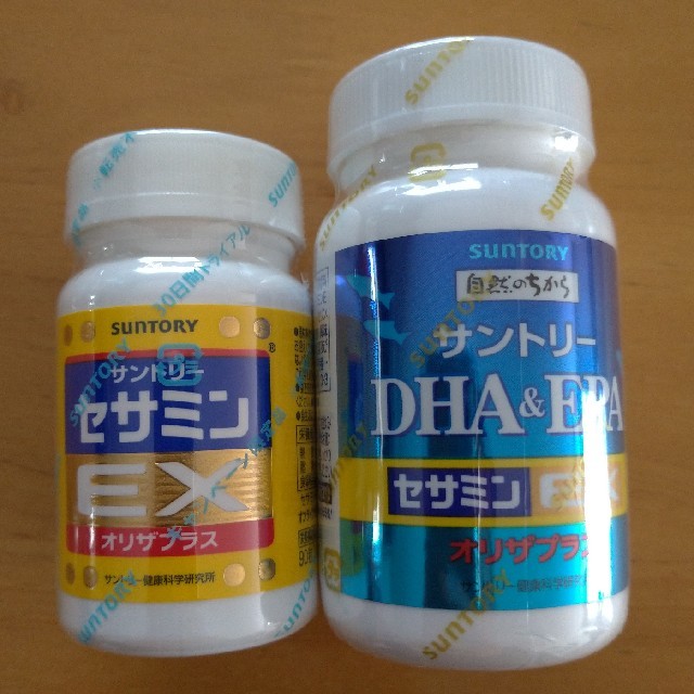 サントリー(サントリー)のDHA&EPA  セサミンEX  オリザプラス セサミンEX オリザプラス 食品/飲料/酒の健康食品(その他)の商品写真