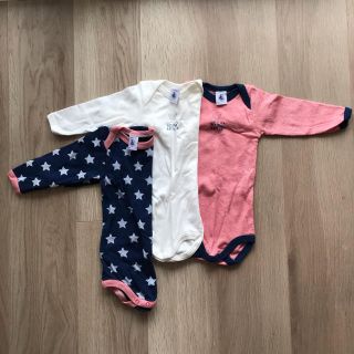 プチバトー(PETIT BATEAU)のyuyuさん専用♩プチバトー ロンパース (ロンパース)