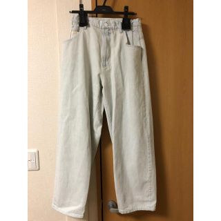 サンシー(SUNSEA)のstein 20ss EX WIDE HOOKED DENIM JEANS(デニム/ジーンズ)