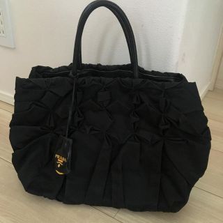 プラダ(PRADA)のPRADA レザー×ナイロン トートバッグ(トートバッグ)