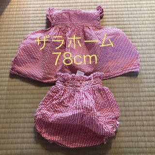 ザラ(ZARA)のbaby服　赤ちゃん服　ザラホーム　ギンガムチェック(ワンピース)